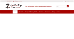 Desktop Screenshot of injurycareclinic.com